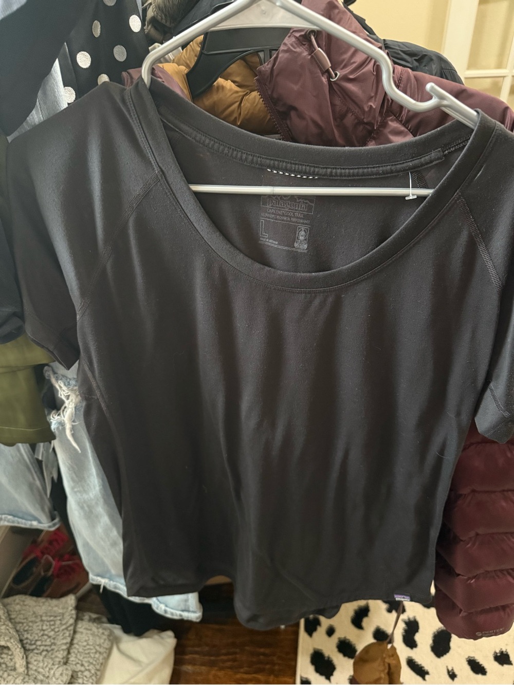 Patagonia Black Short Sleeve Performance Tee